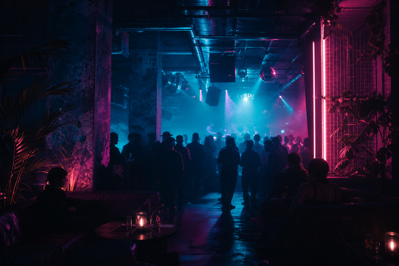 Atmosphärische Club- und Kulturszene
